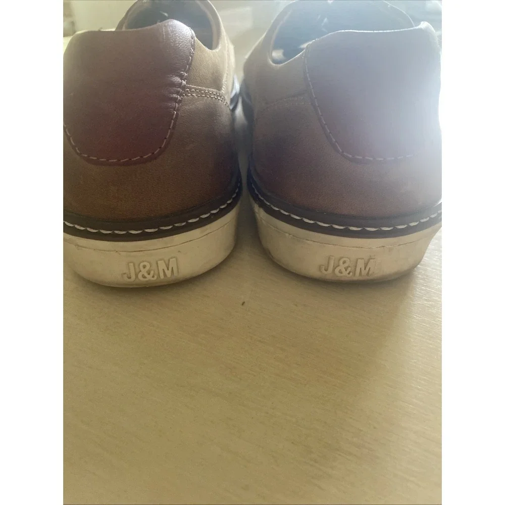 Johnston & Murphy Men's McGuffey Tan Oiled Full Grain‎ Shoes - Brown - Size 10.5